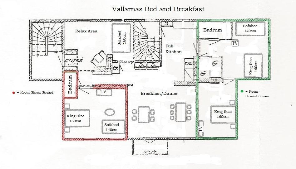 Vallarnas Bed & Breakfast Falkenberg Exterior photo